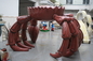 Escultura do arco do caranguejo do pão do OEM grande de Marine Animals Polishing Surface