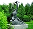 Escultura do símbolo do metal da paisagem cultural do parque grande de aço inoxidável