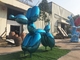 Grande Escultura Abstrata Balão Exterior Quadrado E Decoração Interior