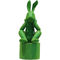 Estátuas do coelho da resina de 800 milímetros, esculturas animais do jardim do ODM do OEM