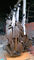 Decoração a mão livre moderna de Arman Violin Sculpture Outdoor Garden da escultura abstrata da oxidação