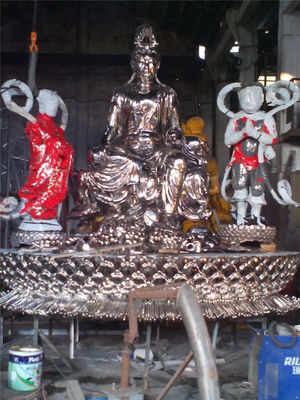 Figure estátuas religiosas exteriores de aço inoxidável das esculturas feitas sob encomenda do personagem de banda desenhada